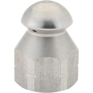 4,200 psi Fixed, Stainless Steel, Sewer Pressure Washer Nozzle