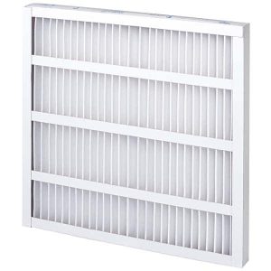 Pleated Air Filter: 20 x 30 x 1", MERV 8, Wireless Pleated