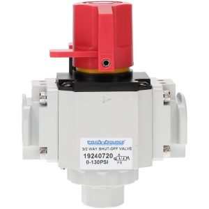 FRL Valve Kit: Aluminum, 1/2" Port, Use with Intermediate Filter, Lubricator & Regulator