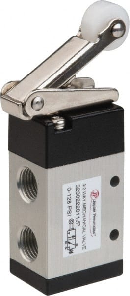 Manually Operated Valve: Manual Mechanical, Roller Lever & Spring Actuated