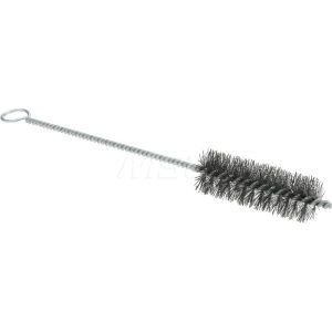 3" Long x 1" Diam Steel Twisted Wire Bristle Brush