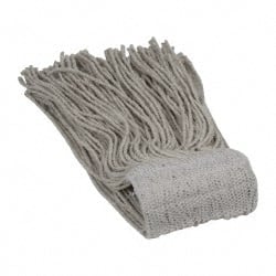 Wet Mop Cut: Clamp Jaw, Medium, White Mop, Cotton