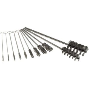 Scratch Brush Set: Stainless Steel, 1/2, 1/4, 3/4, 3/8 & 5/16" Trim Length