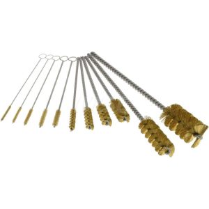 Scratch Brush Set: Brass, 1/2, 1/4, 3/4, 3/8 & 5/16" Trim Length