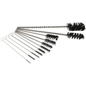 Scratch Brush Set: Nylon, 1/2, 1/4, 3/4, 3/8 & 5/16" Trim Length