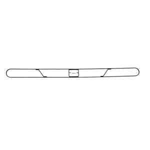 48" Long x 3-1/4" Wide Chrome Plated Steel Dust Mop Frame
