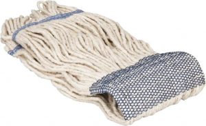 Wet Mop Loop: Clamp Jaw, X-Small, White Mop, Cotton