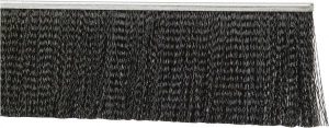 1/2" Back Strip Brush Width, Metal Black Nylon Strip Brush