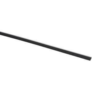 1/2" Back Strip Brush Width, Metal Black Nylon Strip Brush