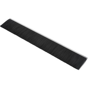 1/2" Back Strip Brush Width, Metal Black Nylon Strip Brush