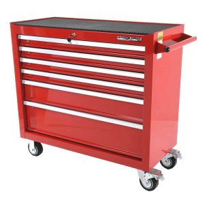Steel Tool Roller Cabinet: 6 Drawers
