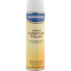 Furniture Polish: Aerosol, 20 fl oz Can, Lemon Scent