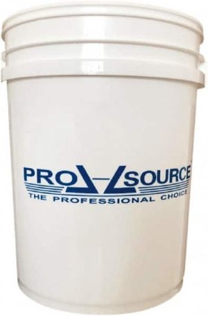 5 Gal, 14.5669" High, Polypropylene Round White Single Pail