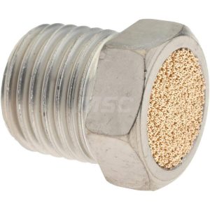 Pneumatic Breather Vent Muffler: 1/4" Male NPT