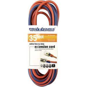 35', 16/3 Gauge/Conductors, Orange/Blue Outdoor Extension Cord