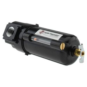 Oil & Water Filter/Separator: 230 CFM, Manual Drain, Use on Oil/Water Condensate Separation