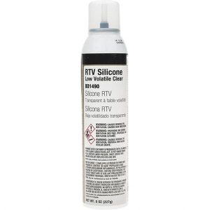Sealant: 8 oz Black, RTV Silicone