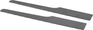 2 Piece, 3-3/4" Long x 0.024" Thick, High Speed Steel Reciprocating Saw Blade Set