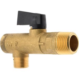 Filter Manual Ball Valve: 3/8 x 1/2" Pipe, NPT Port