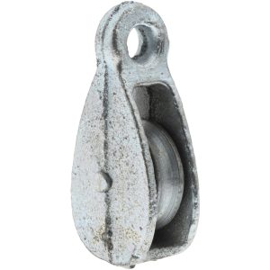 100 Lbs. Load Limit, Rigid Eye Pulley
