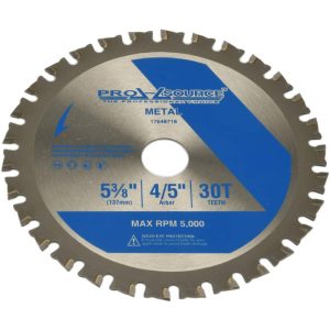 Wet & Dry Cut Saw Blade: 5-3/8" Dia, 20" Arbor Hole, 0.063" Kerf Width, 30 Teeth