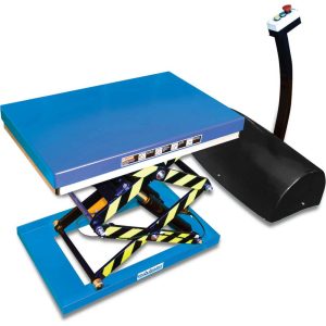 Mobile Battery Lift Table: 1,000 lb Capacity, 7 to 35" Lift Height, 24" Platform Width, 36" Platform Length