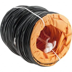 Blower & Duct Hose; Material: PVC ; Color: Orange ; Resistance: Flame-Resistant