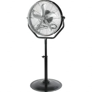 24" Blade 1/3 hp Non-Oscillating Industrial Circulation Pedestal Fan