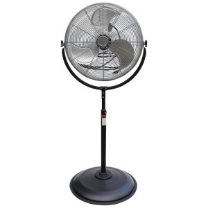 20" Blade, 1/3 hp, 6,039 Max CFM, Standing Pedestal Fan