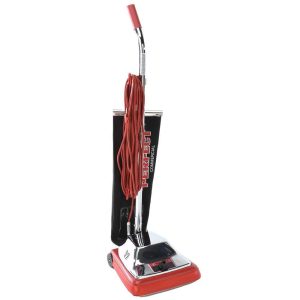 Upright Vacuum Cleaners; Bag Included: Yes ; Maximum Amperage: 8.50 ; Cord Length (Feet): 50.00 ; Handle Type: Ergonomically Looped ; Color: Blue ; Carpet Height Adjustment: Yes