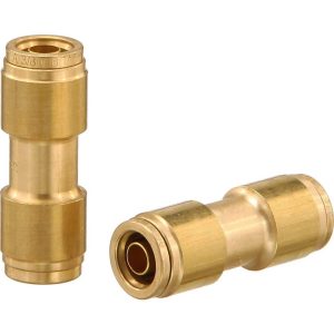 Metal Push-To-Connect Tube Fittings; Connection Type: Push-to-Connect ; Material: Brass ; Tube Outside Diameter: 1/2 ; Maximum Working Pressure (Psi - 3 Decimals): 250.000 ; Overall Length (mm): 46.60 ; Standards: DOT