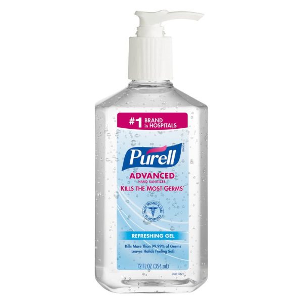 Hand Sanitizer: Gel, 800 mL Dispenser Refill, Contains Alcohol