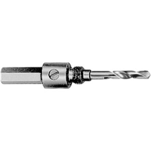Hole Saw Arbor: Straight Shank, Drill Pilot