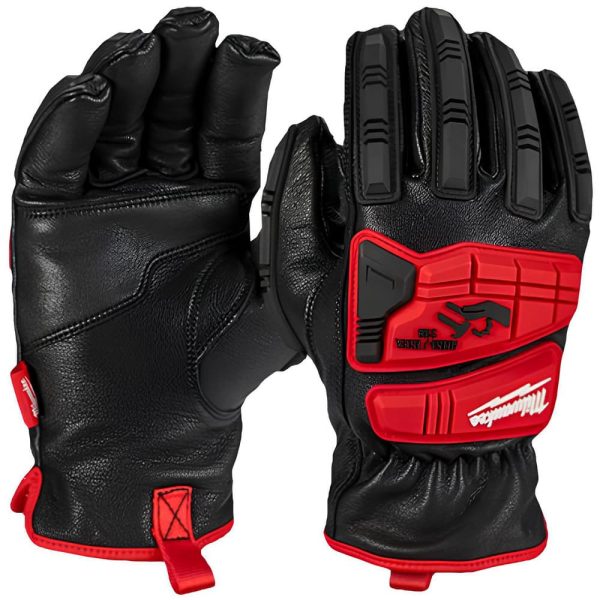 Cut, Puncture & Abrasive-Resistant Gloves: Large, ANSI Cut A5, ANSI Puncture 3, Acrylic & Terry Lined, Leather