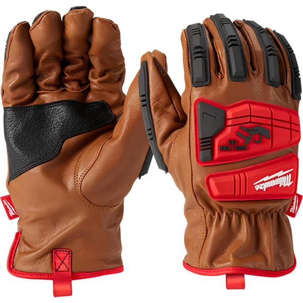 Cut, Puncture & Abrasive-Resistant Gloves:  2X-Large,  ANSI Puncture  3,  Kevlar Lined,  Leather
