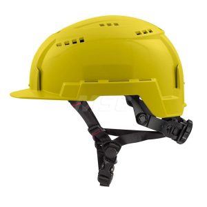 Hard Hat: Impact Resistant, Front Brim, Class C, 2-Point Suspension