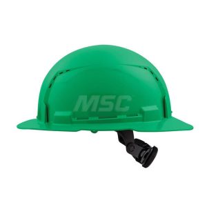 Hard Hat: Construction, Front Brim, Class C, 6-Point Suspension