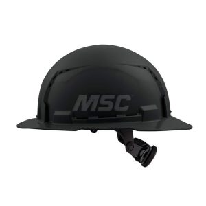 Hard Hat: Construction, Front Brim, Class C, 6-Point Suspension