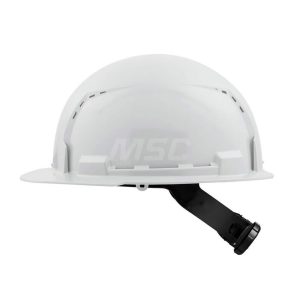 Hard Hat: Construction, Front Brim, Class C, 4-Point Suspension