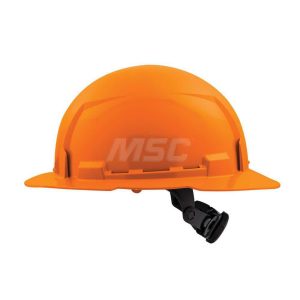 Hard Hat: Construction, Front Brim, Class C, 4-Point Suspension