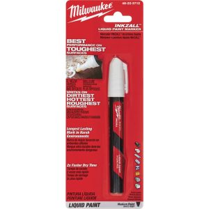 Solid Paint Marker: White, Liquid, Medium Point