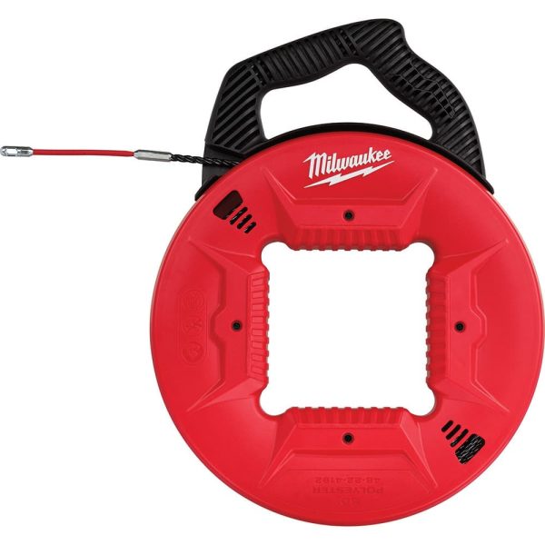 Fish Tape; Tape Type: Fish Tape ; Material: Polymer ; Tape Width (Decimal Inch): 2.17 ; Tape Thickness (Decimal Inch): 1/4 ; Maximum Pulling Strength (Lb.): 200