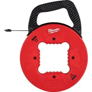 Fish Tape; Tape Type: Fish Tape ; Material: Polymer ; Tape Width (Decimal Inch): 1.3 ; Tape Thickness (Decimal Inch): 1/4 ; Maximum Pulling Strength (Lb.): 200