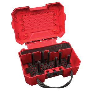 Hole Saw Case: 8" Wide, 2.75" Deep, 5-1/2" High
