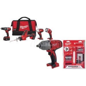 Cordless Tool Combination Kit: 18V
