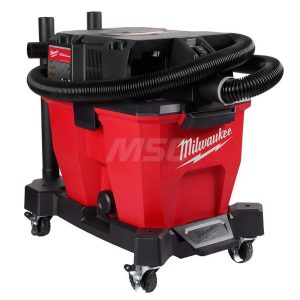 Wet/Dry Vacuum: Battery, 9 gal, 4.2 hp