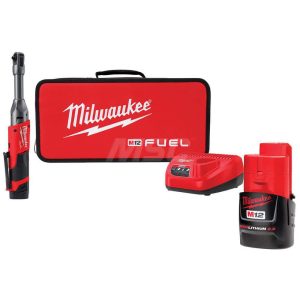 Cordless Impact Wrench: 12V, 1/4" Drive, 250 RPM