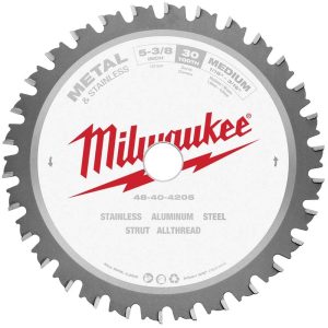 Wet & Dry Cut Saw Blade: 5-3/8" Dia, 5/8" Arbor Hole, 0.063" Kerf Width, 30 Teeth