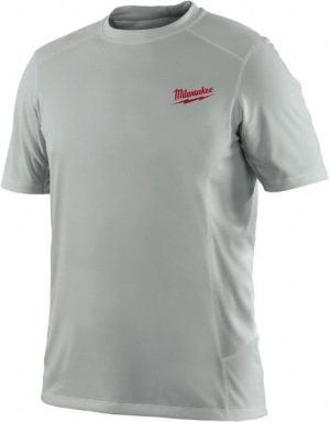 Base Layer Shirt: Polyester, X-Large, Gray