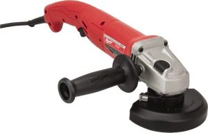 Corded Angle Grinder: 5" Wheel Dia, 11,000 RPM, 5/8-11 Spindle